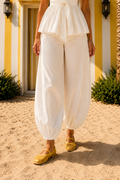 White Cotton Pants
