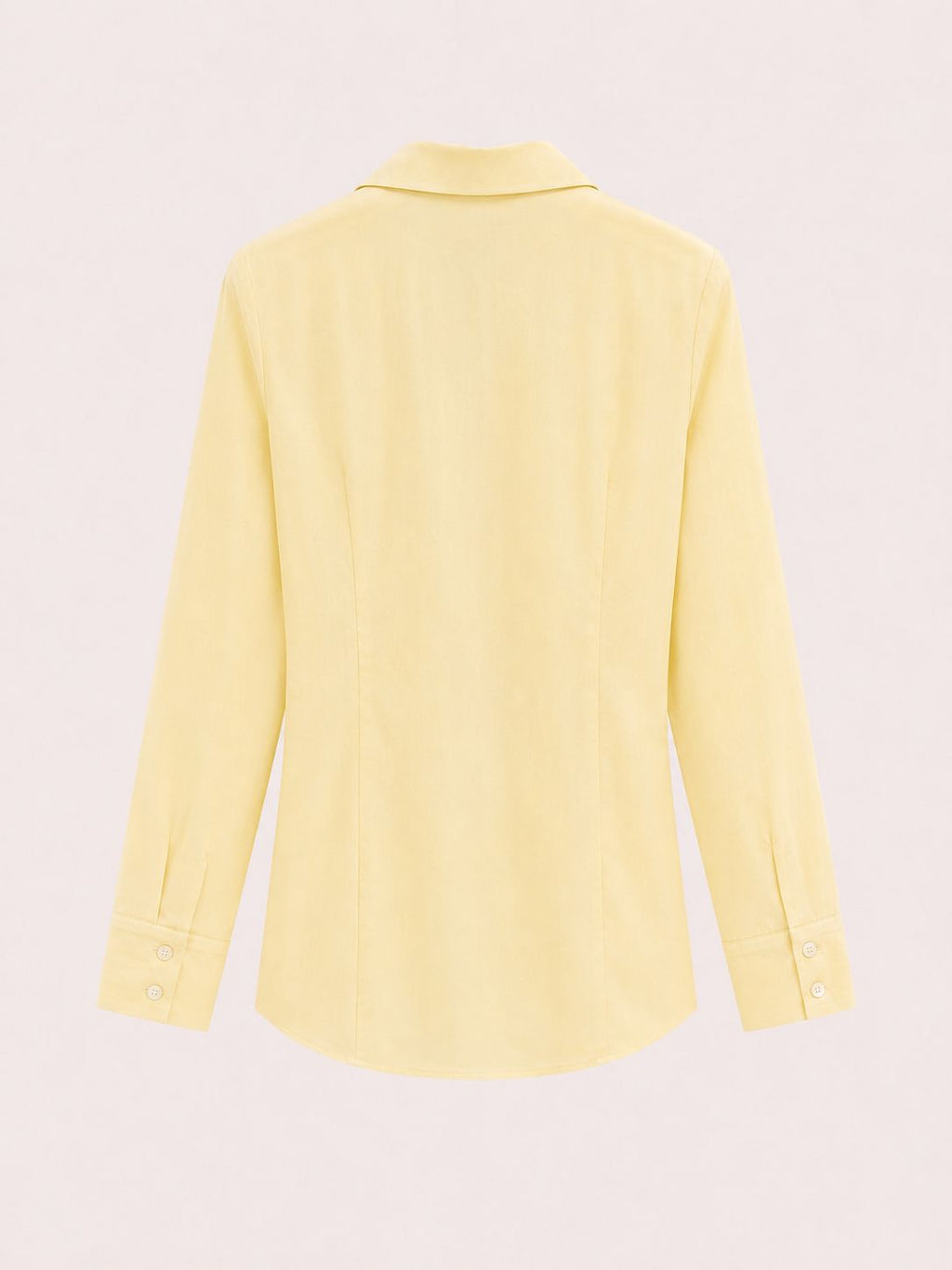 Cotton Long Sleeve Shirt with side tie detail and button cuff