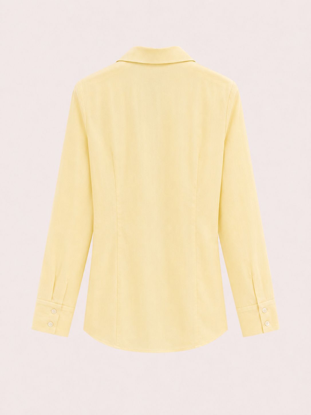 Cotton Long Sleeve Shirt with side tie detail and button cuff