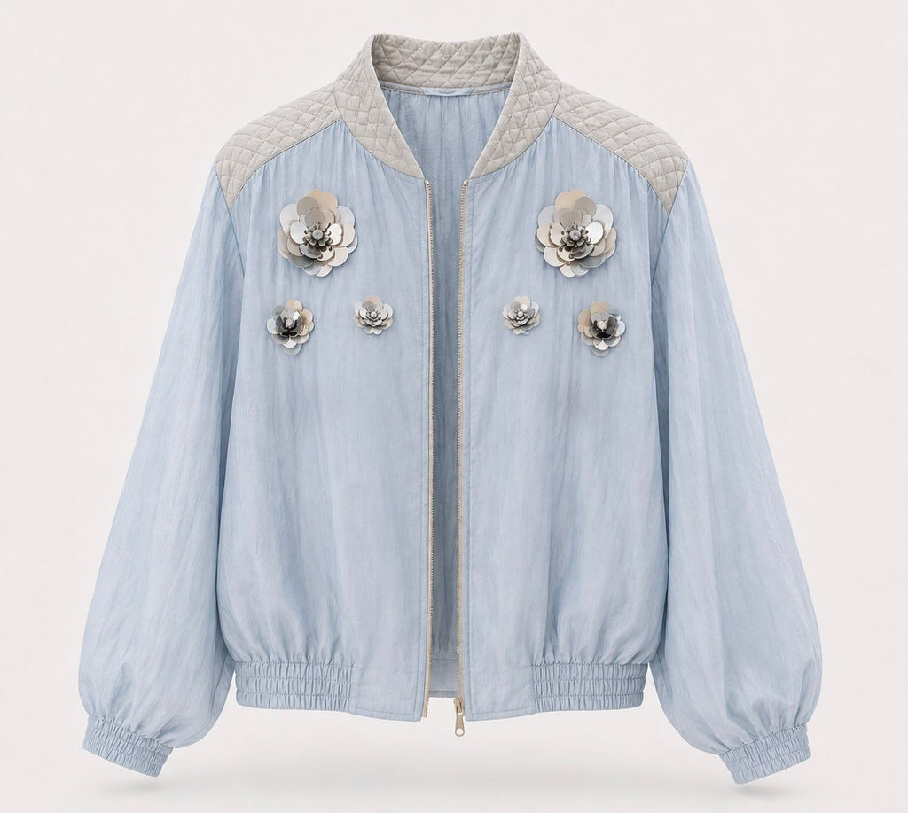 Floral Jacket Blue