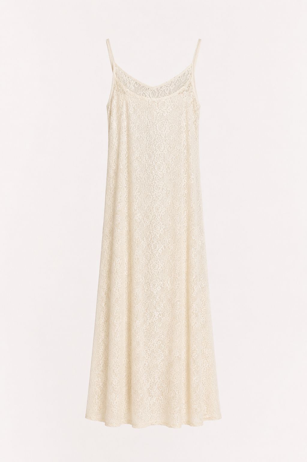 Lace Stretched fabric strappy dress