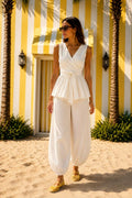 White Cotton Pants