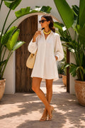Cotton Shirt Dress