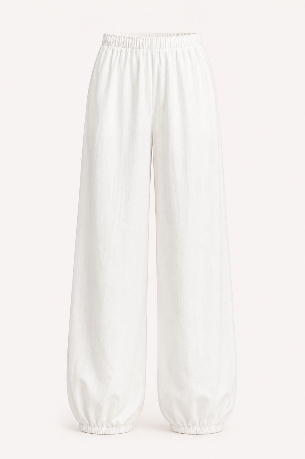 White Cotton Pants