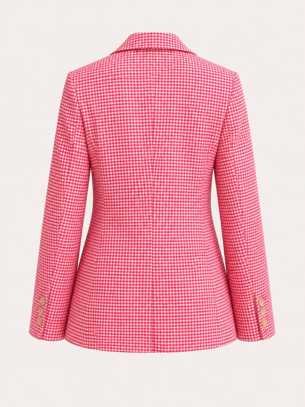 Hand blocked on cotton mal for the jacket.