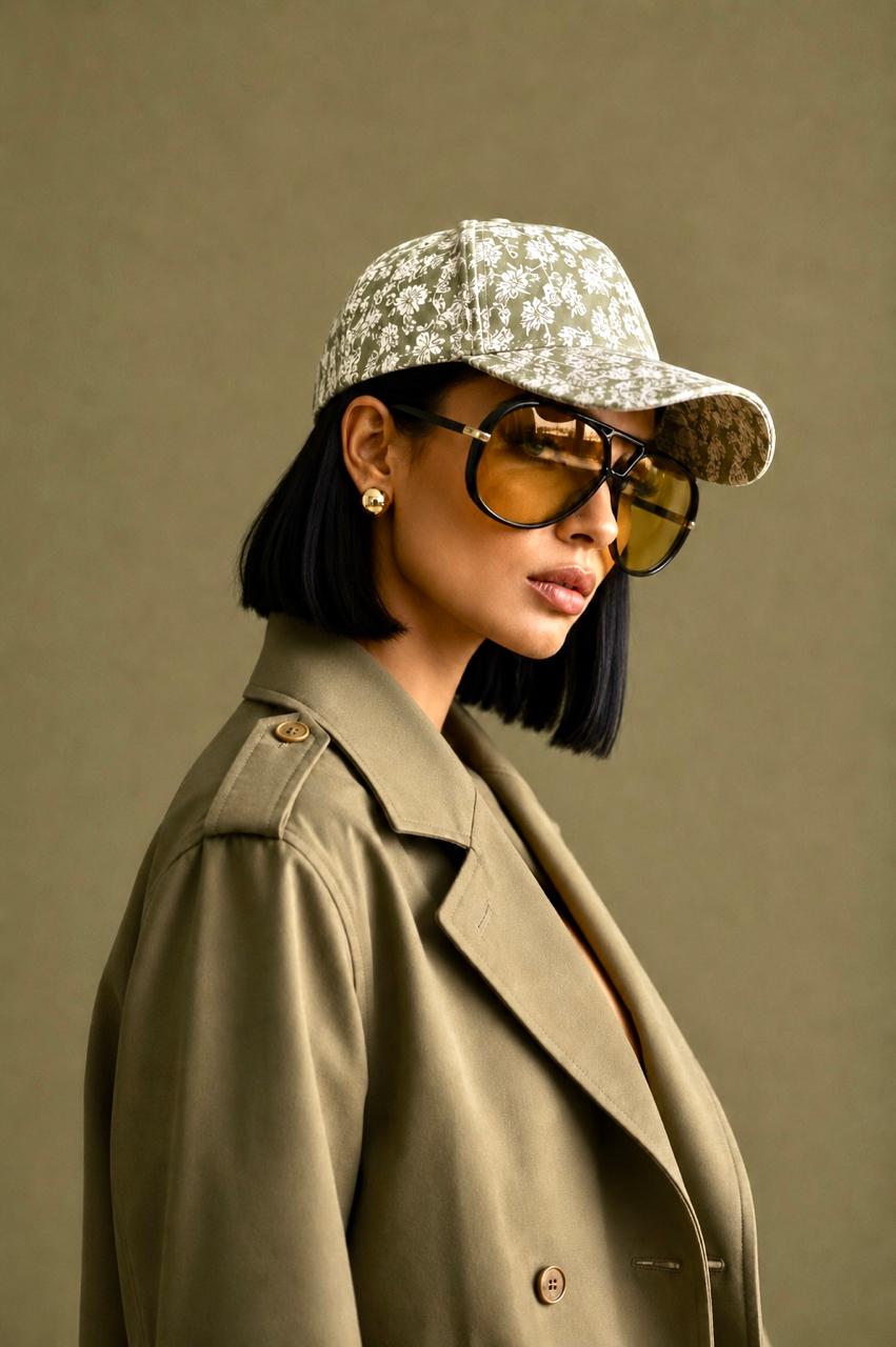 Twill cotton, lined with printed cotton fabric(Jacket)